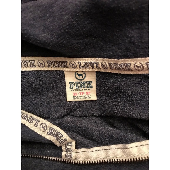 Victoria's Secret PINK Half Zip Sweatshirt Sz XS - Picture 5 of 5